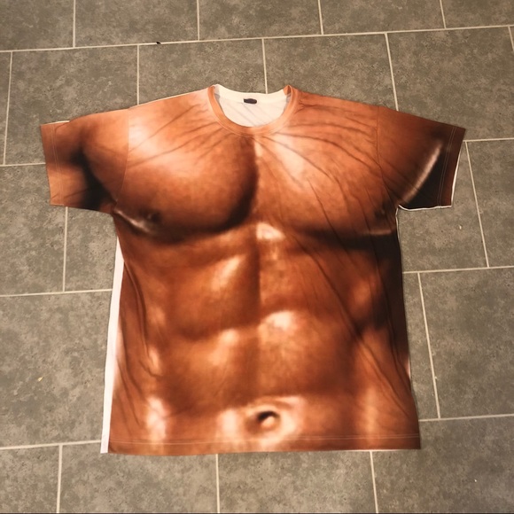 Mens Six Pack Shirt - Picture 1 of 2